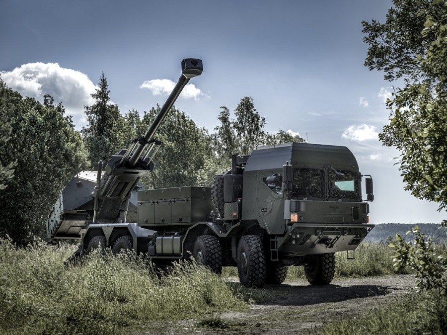 Archer 8x8 self-propelled howitzer offered by BAE Systems Bofors.