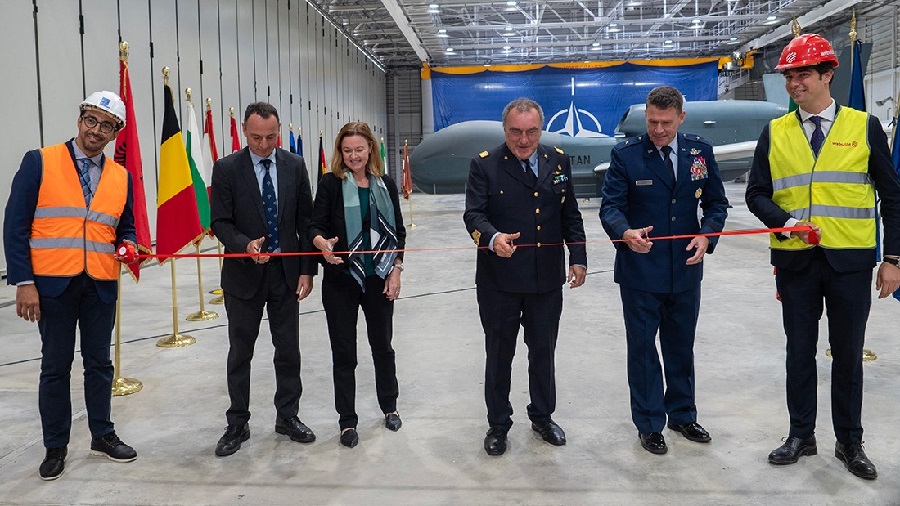 On 28 November 2022, a handover ceremony took place at the Sigonella Main Operating Base, home to the five Alliance Ground Surveillance (AGS) RQ-4D remotely-piloted aircraft and the NATO AGS Force (NAGSF). The event marked the successful completion of the infrastructure works for the expansion of the AGS Ground Operations Area and the Flight Area.