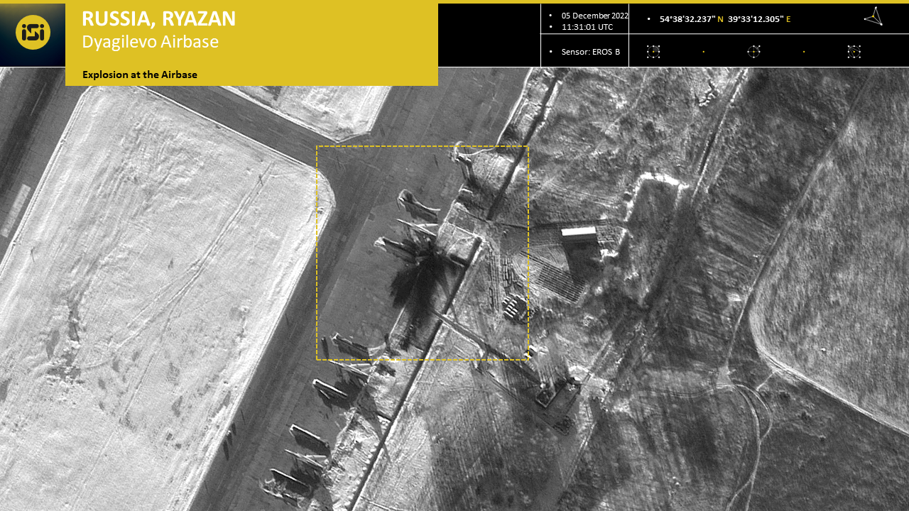 Images from an Israeli spy satellite show very limited damage in Russian air bases as a result of an armed drone attack probably used by Ukraine.