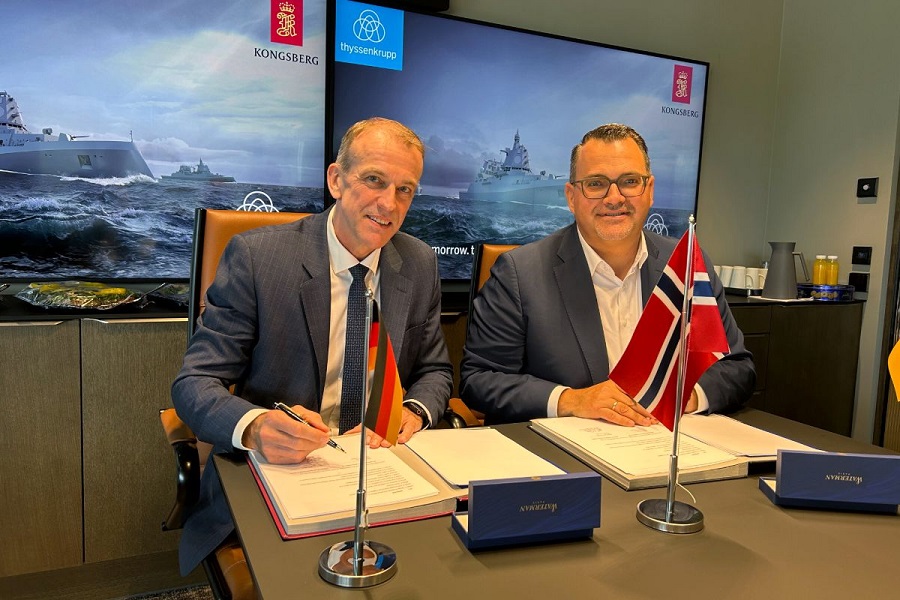 thyssenkrupp Marine Systems and Kongsberg Defence & Aerospace have signed a cooperation agreement to deepen their industrial collaboration in support of defence needs for Norway, Germany and allied nations. The partnership aims to strengthen mutual trust and promote future technological cooperation.