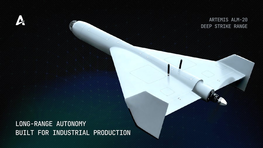 Auterion has announced the successful completion of the U.S. Defense Innovation Unit’s Artemis programme, delivering a long-range deep strike drone with a range of up to 1,000 miles. The system, tested in Ukraine, features visual targeting and is designed for high-precision strikes even in GPS-denied environments.
