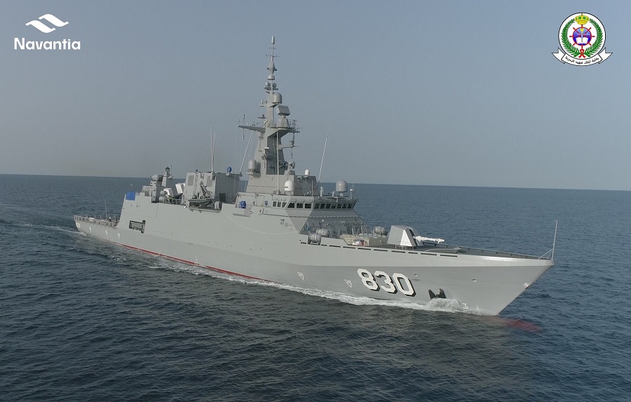 Spanish Navantia to build, in total, five corvettes for Royal Saudi Arabia Naval Forces.