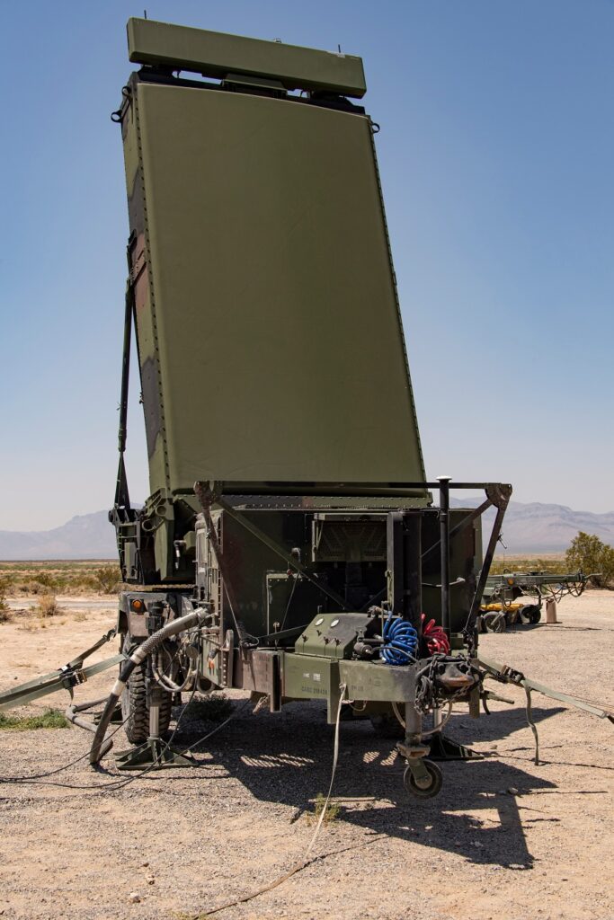 AN/TPS-80 G/ATOR supporting a series of live-fire tests in White Sands Missile Range, New Mexico.