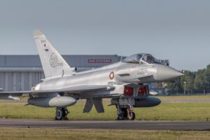 On15 August 2022, the first Eurofighter Typhoon aircraft was delivered to the Qatar Armed Forces at a roll-out ceremony