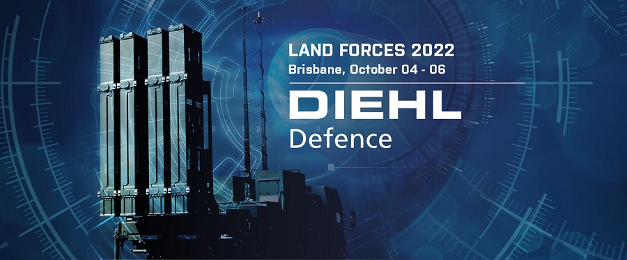 Diehl Defence will participate in this year’s Land Forces from October 4 to 6 at the Brisbane Convention & Exhibition Center, Australia.