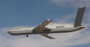 General Atomics Aeronautical Systems used a company-owned Avenger MQ-20A Unmanned Aircraft System to fly a military aircraft using an Artificially Intelligent (AI) pilot deployed on an operationally relevant, Open Mission Systems (OMS) software stack on September 12, 2022.