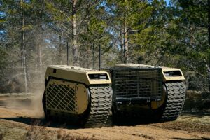 The European leading robotics and autonomous system developer Milrem Robotics delivered the THeMIS unmanned ground vehicle (UGV) suited for casualty evacuation (CASEVAC) and transportation of supplies to Ukraine.