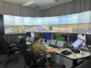 The first digital air traffic control tower is now live and in operation at NATO Air Base Geilenkirchen in Germany. The base is equipped with a state-of-the-art Saab r-TWR system.