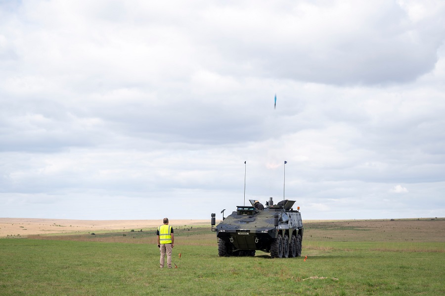 Rheinmetall BAE Systems Land (RBSL) has demonstrated the ability of a Boxer Mission Module to successfully integrate and fire a mortar from the Boxer vehicle. This firing demonstration took place on Salisbury Plain and was the first time in which a mortar has been fired from a Boxer.