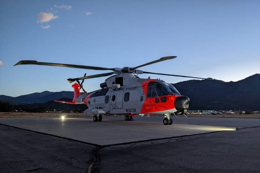 The Norwegian AW101 All-Weather Search and Rescue helicopter, built by Leonardo, undertook high altitude trials in the United States to demonstrate an increase engine power and raise the Main Gear Box torque rating.