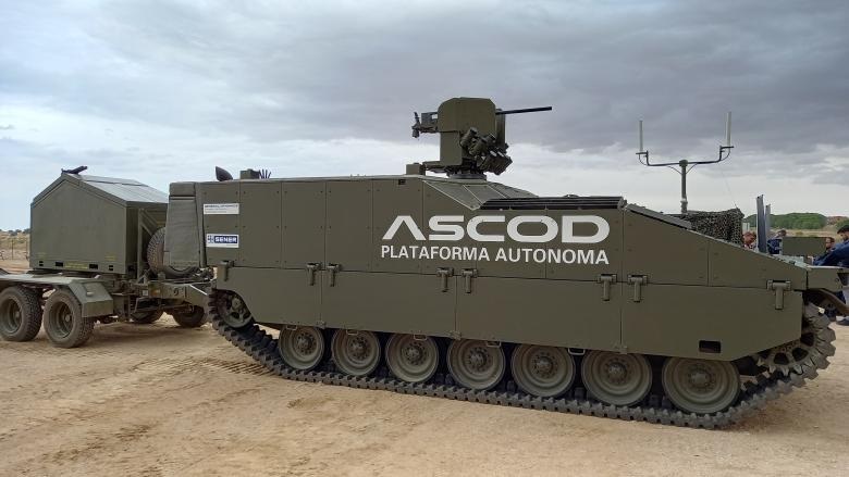 GDELS-Santa Bárbara Sistemas and SENER Aeroespacial demonstrated the ASCOD Autonomous Platform at the Army 2E+I Forum.