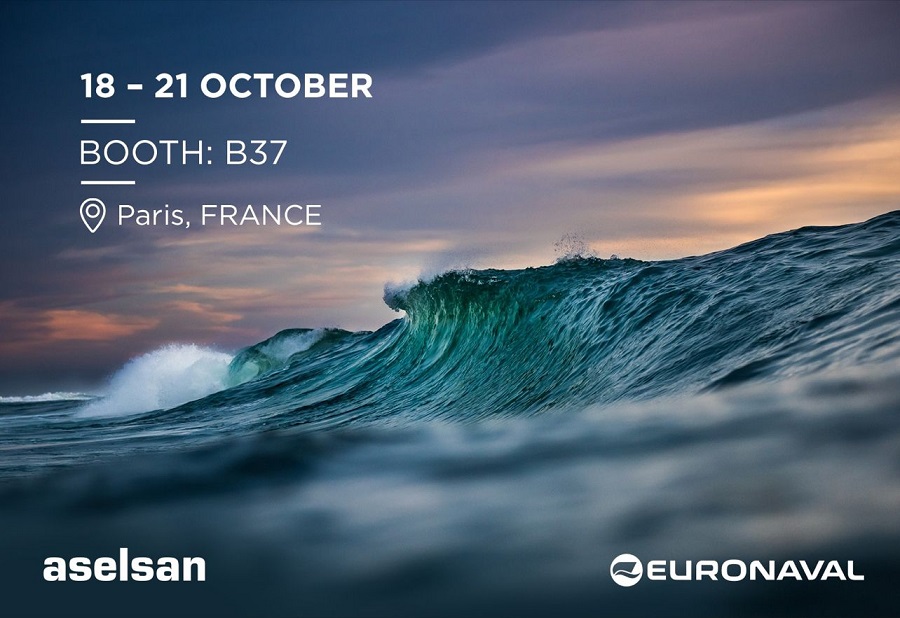 Aselsan shows what latest technology can bring to maritime and naval defense industry at Euronaval 2022 taking place from October 18 – 21 at Le Bourget, Paris.