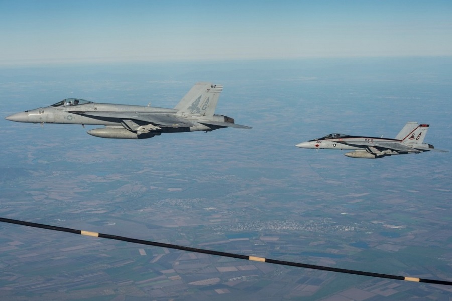 The French Air and Space Force worked with the U.S. Navy on Thursday to launch a NATO Air Shielding mission over Hungary demonstrating Allied cooperation, commitment and integration along NATO's eastern flank.