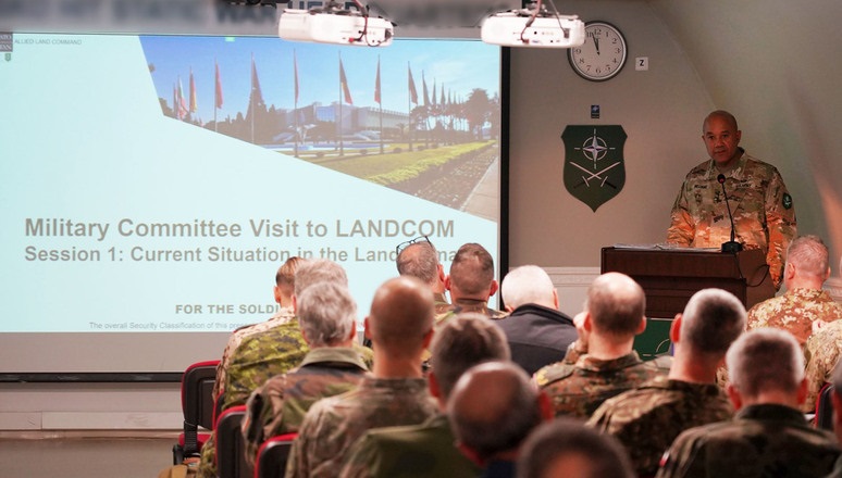 On 20-21 October 22, the NATO Military Committee was in Türkiye to visit the Allied Land Command (LANDCOM), the NATO Rapid Deployable Corps Türkiye, the Multinational Joint Warfare Centre and the Maritime Security Centre of Excellence.