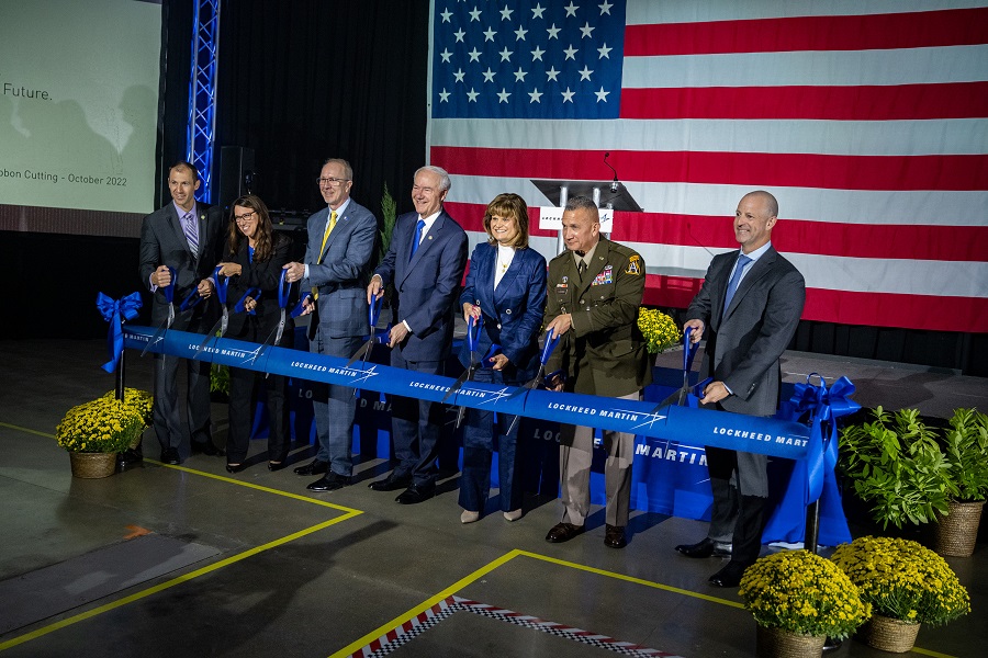 Lockheed Martin marked the opening of a new All-Up Round III (AUR III) facility at Camden Operations in Arkansas. The 85,000-square-foot expansion supports increased production capacity for the PAC-3 Missile Segment Enhancement (MSE), the world’s most advanced air defense missile.