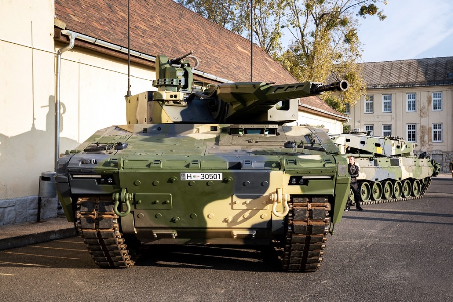 On 15 October 2022, Rheinmetall handed over the first of a total of 209 Lynx infantry fighting vehicles to the Hungarian Defence Forces (HDF).
