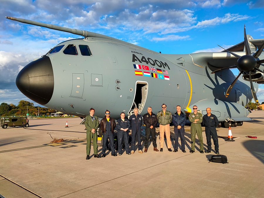 As part of its commitment with the countries operating the A400M under the Organisation for Joint Armament Cooperation (OCCAR), Airbus Defence and Space successfully completed a Crew Workload Assessment mission conducted in the UK.