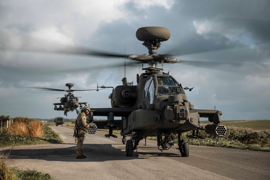 The British Army’s new Apache AH-64E Attack Helicopter has made its first outing into the field.