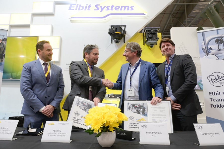 Israeli company Elbit Systems and Fokker Services Group signed an agreement to provide advanced, proven military flight training capabilities.