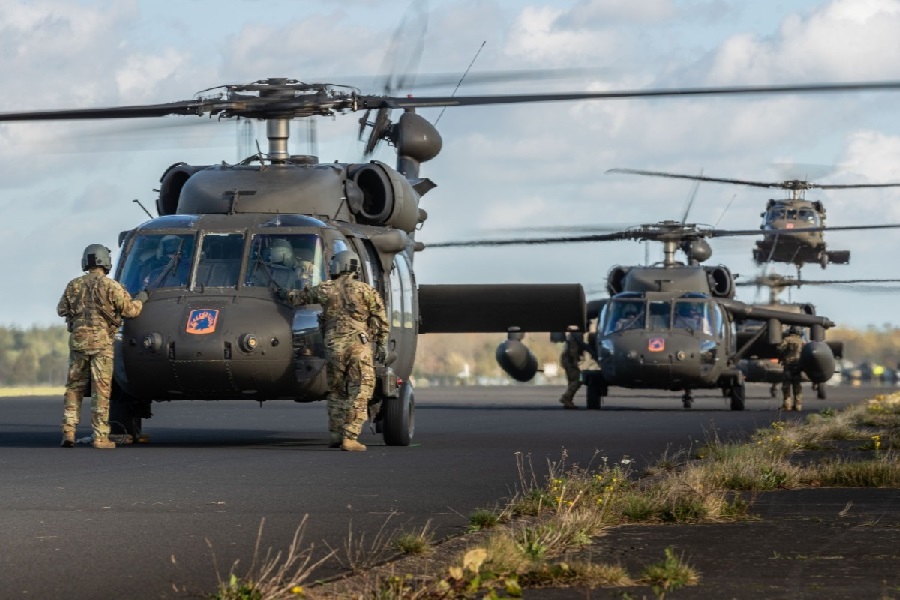 A total of 37 helicopters and approx. 1,000 military personnel will be involved in the multinational training activities of exercise Falcon Autumn.