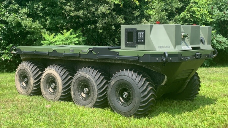 General Dynamics Land Systems delivered to the US Army an initial tranche of 16 Small Multipurpose Equipment Transport (S-MET) vehicles, making them the first ground robots of their kind in Army history.