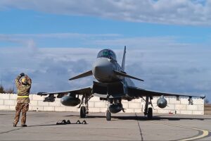 Four Italian Air Force Eurofighter Typhoon jets touched down at Mihail Kogalniceanu Air Base, Romania, and six Spanish Air Force F-18s landed at Fetesti Air Base, Romania, on November 25, to continue NATO’s enhanced Air Policing mission securing the Black Sea coast.