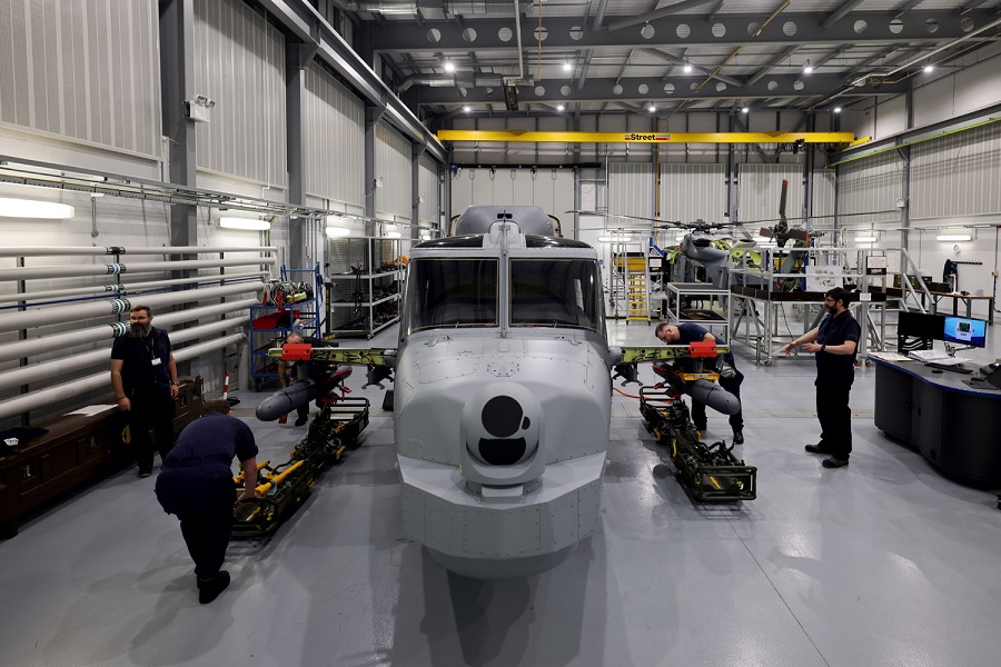 Royal Navy's sailors have a multi-million-pound new trainer to fit the latest weaponry to Wildcat helicopters.