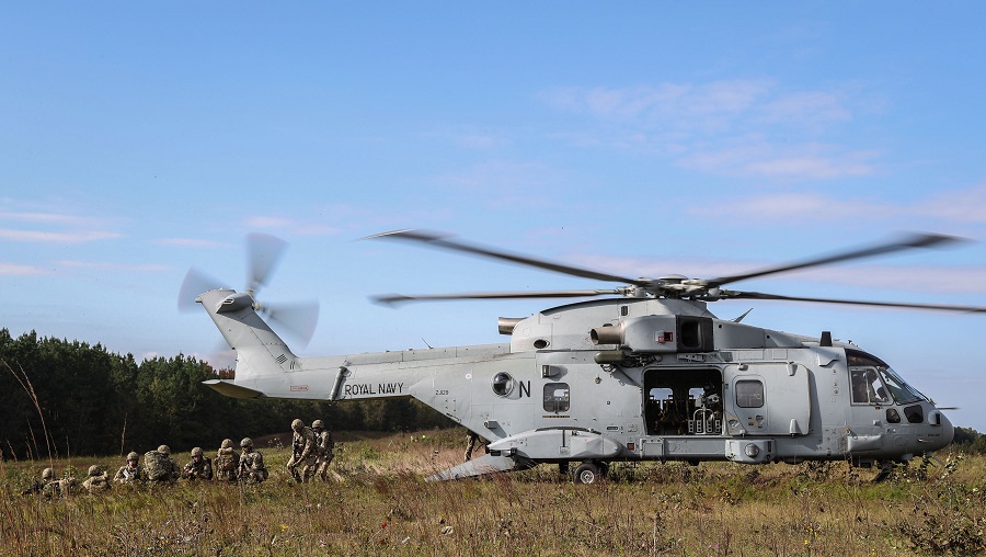 The Royal Navy’s AW101 Merlin helicopters have been upgraded so they can embark on and operate from vessels anywhere in the world, extending the life of the platform to 2030.