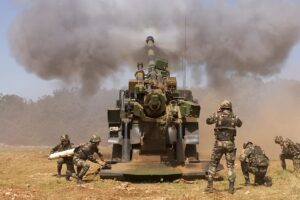 On December 29, the Lithuanian Minister of National Defence Arvydas Anusauskas signed a contract with French defence industry company Nexter Systems for the purchase of eighteen CASEAR (Camion équipé d’un système d’artillerie) Mark II 155 mm self-propelled howitzers.