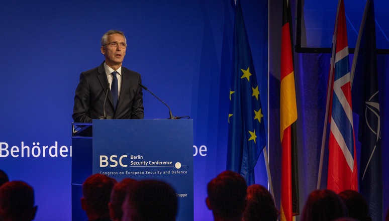 NATO Secretary General Jens Stoltenberg thanked Germany on Thursday (1 December 2022) for its ''significant contributions to our Alliance,'' stressing that German leadership ''is more important than ever as we face the most serious security situation in decades.''