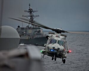 Standing NATO Maritime Group 1 (SNMG1) and Standing NATO Mine Countermeasures Group 1 (SNMCMG1) joined 12 nations for Finnish Navy exercise Freezing Winds in the Baltic Sea from November 22 to December 2.