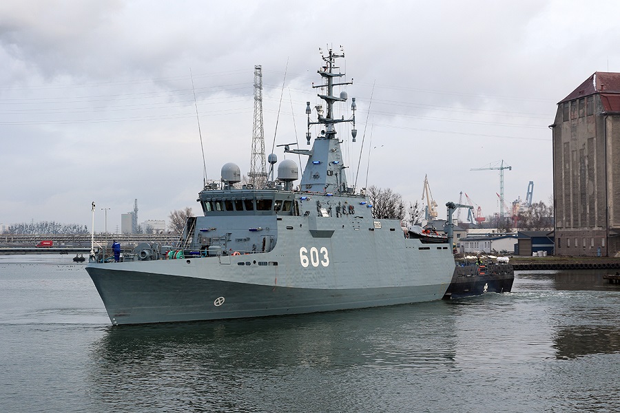 On December 21 the Polish Navy took over a new ship. This is a third Kormoran II-class (project 258) – ORP Mewa – produced by the consortium of Polish naval industry companies with Remontowa Shipbuilding shipyard as a leader.