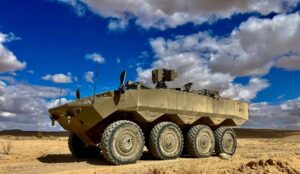 The Israeli Ministry of Defense has selected Oshkosh Defense to produce hundreds of hulls for the IDF's new wheeled Armored Personnel Carriers (APC).