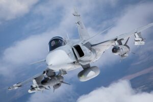 Saab and the Swedish Defence Materiel Administration (FMV) have today signed a contract and Saab has received an order to ensure the continued operability of and provide capability enhancements to the fighter aircraft JAS 39 Gripen C/D. The order value is approximately SEK 3.5 billion and the contract period is 2023-2029. The contract also includes options that enable FMV to place additional orders for capability enhancements during 2023.