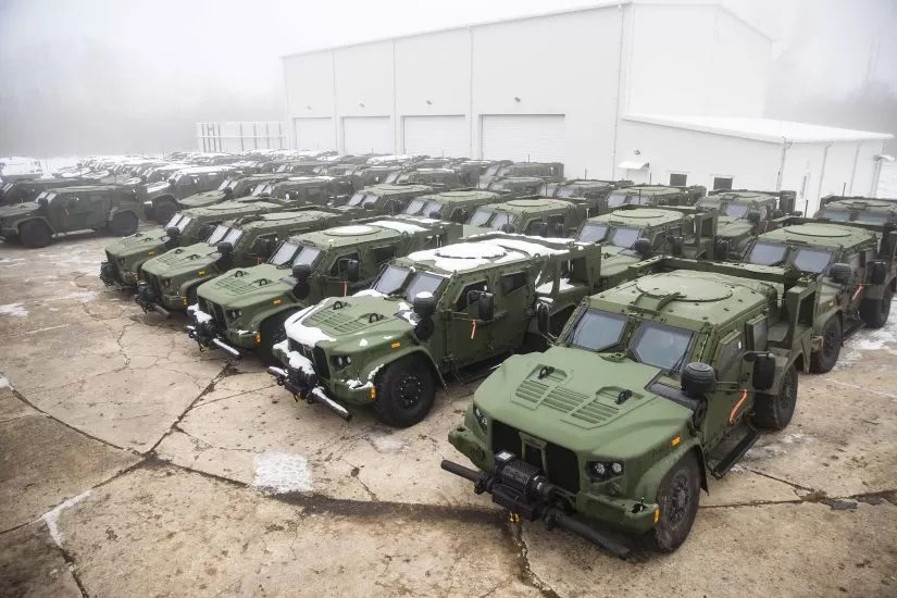 The second shipment of the 50 units of the JLTV Joint Light Tactical Vehicle was delivered to the Lithuanian Armed Forces Depot Service in Mumaičiai, Šiauliai district, earlier this week.