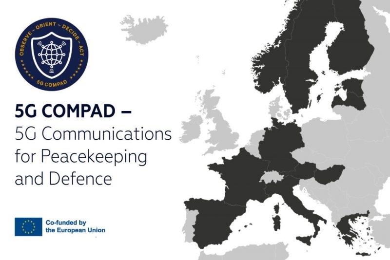 The European Defence Fund (EDF) has just awarded a new project, 5G COMPAD – 5G Communications for Peacekeeping and Defence, in collaboration with EU-based 5G companies and researchers. The project aims to provide European defence forces with efficient and resilient multi-dimensional communication systems, with improved functionality and life cycle cost advantages over existing system.