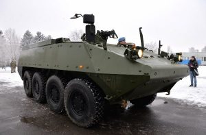 On January 10, the Moldovan armed forces received the first Piranha-3H Armoured Personnel Carrier (APC) funded by the Enable and Enhance Initiative of the German government.