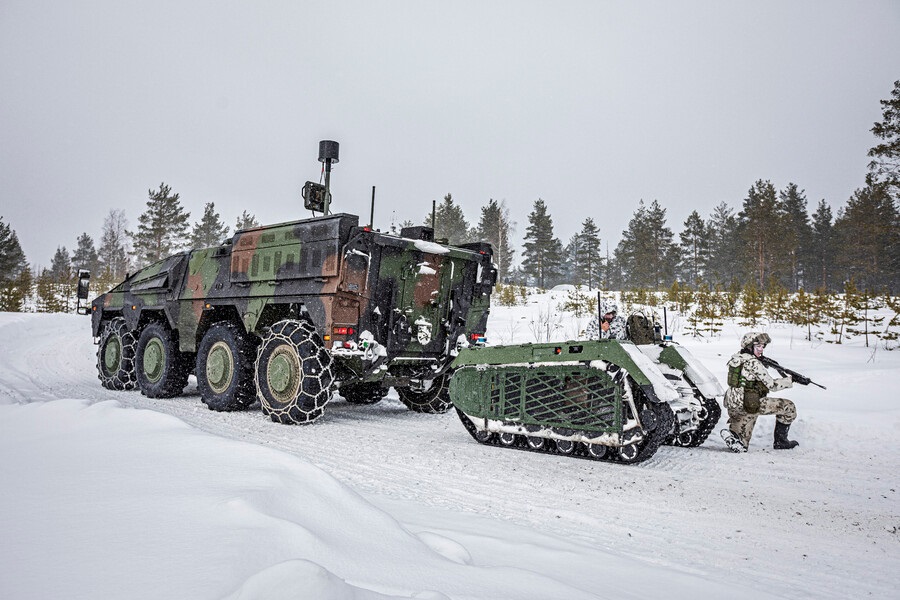 The integrated Modular Unmanned Ground System (iMUGS) project consortium demonstrated the usage of unmanned military systems in arctic conditions in Finland. The demonstration was led by Bittium in cooperation with Milrem Robotics, Krauss-Maffei Wegmann GmbH & Co. KG (KMW) and Latvijas Mobilais Telefons SIA (LMT). The iMUGS consortium oversees a 32.6 MEUR project with the aim of developing the European standard unmanned ground system (EUGS).