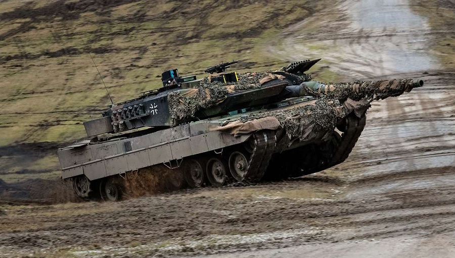 The German Army, the Bundeswehr, has begun training Ukrainian soldiers in how to operate the Leopard 2 main battle tank.