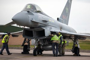 Royal Air Force (RAF) and German Air Force personnel are training to conduct integrated NATO Air Policing mission in Estonia starting first of March. Prior to the handover of the NATO mission, elements of the RAF detachment are being integrated into the German detachment in Estonia, to fly joint sorties during March.
