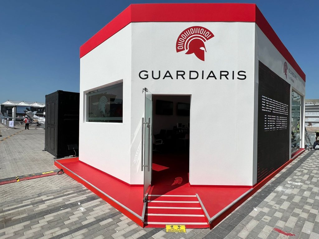 Guardiaris unveils its exclusive training centre at the IDEX & NAVDEX 2023 in Abu Dhabi. Guardiaris is known for its advanced weapon simulators, utilizing cutting-edge laserless technology, which has revolutionized military training. The Training Hub at the IDEX & NAVDEX 2023 will showcase the company's latest products and customizations for its partners, including Otokar, Rafael, Dynamit Nobel Defence, and Turmaks.