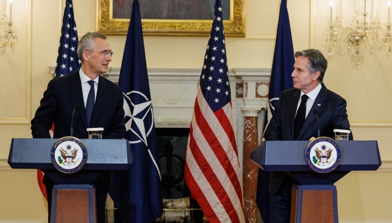 At a joint press conference with US Secretary of State Antony Blinken on Wednesday (8 February 2023), Secretary General Jens Stoltenberg commended President Biden and the United States for their strong leadership during the most serious security crisis in a generation. "Unwavering American leadership and bipartisan support have ensured that NATO Allies are united like never before," said Stoltenberg.