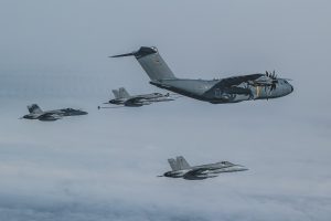 Allied and Partner fighter aircraft conducted a large-scale training exercise over the Baltic States, March 29.
