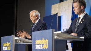 On 7–8 March, Swedish Minister for Defence Pål Jonson, together with EU High Representative for Foreign Affairs and Security Policy Josep Borrell, hosted an informal meeting of EU defence ministers in Stockholm. The meeting focused on the EU’s continued military support to Ukraine.