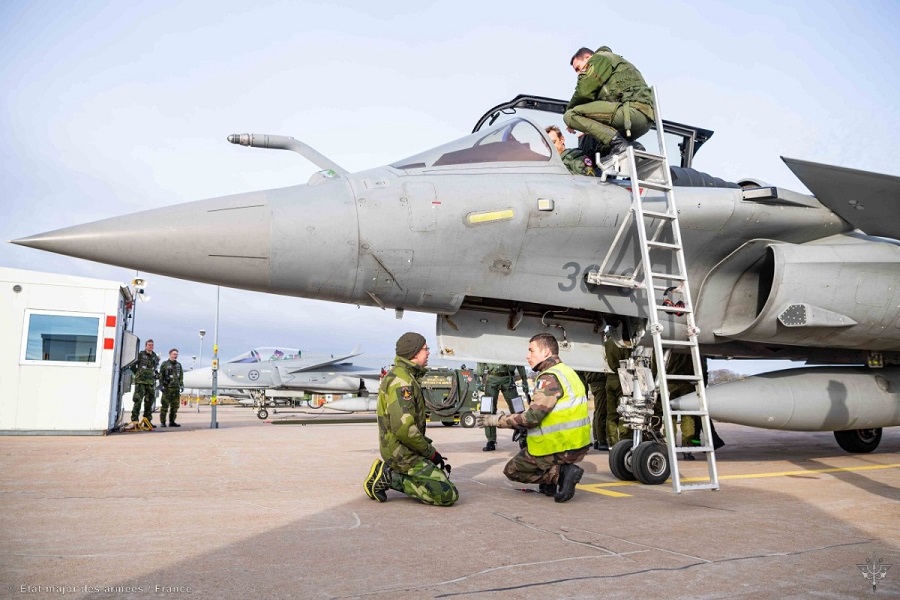 Since December 2022, French Rafales deployed to Lithuania have been performing their enhanced Air Policing mission and have trained with Sweden.
