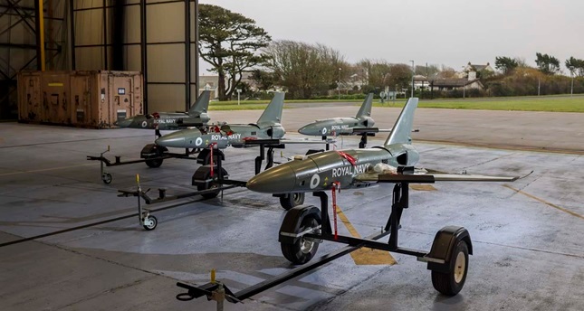 Royal Navy received Banshee Jet 80+ drones from QinetiQ