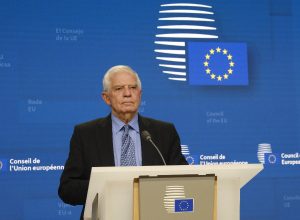 On 20 March, the High Representative for Foreign Affairs and Security Josep Borrell presents the first annual report on the implementation of the Strategic Compass to both Ministers of Foreign Affairs and Defence during the Foreign Affairs Council.