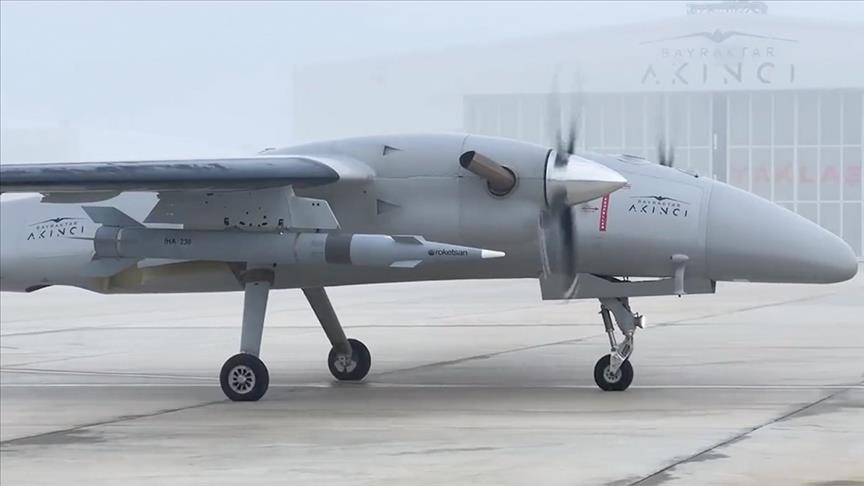 The Turkish high-altitude unmanned combat aerial vehicle Bayraktar Akinci, manufactured by Turkish defence company Baykar, successfully test-fired a IHA-230 missile Friday capable of hitting targets at a distance up to 140 kilometers (90 miles).