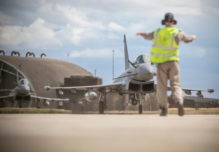 Royal Air Force Typhoon fighter jets have recently returned to Estonia to police the airspace of NATO’s Eastern border with a backdrop of conflict in Ukraine.