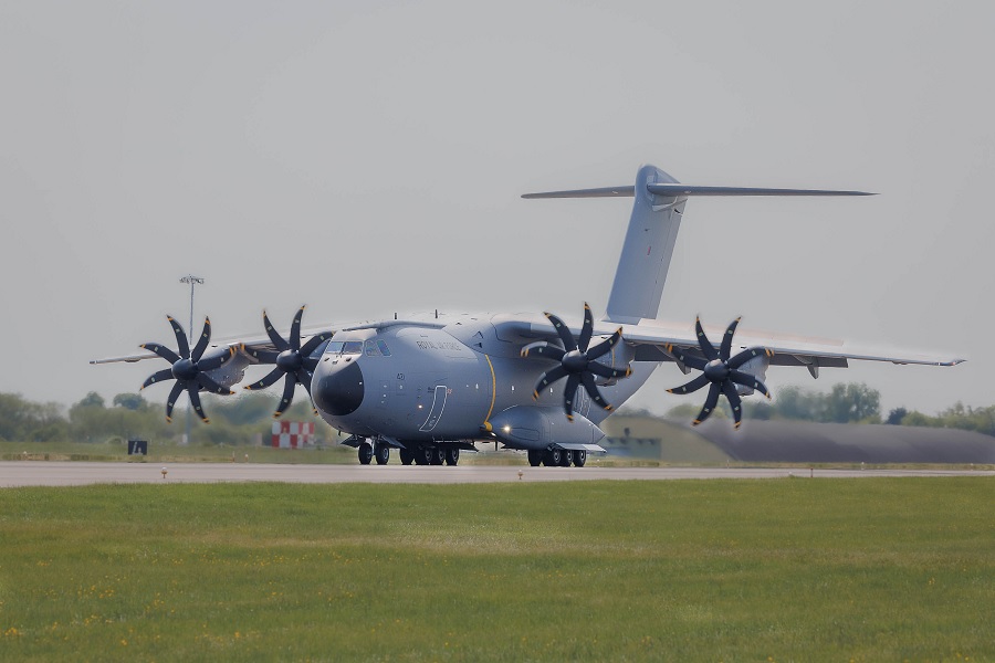 The Royal Air Force has taken delivery of the 22nd Atlas C1 (A400M) transport aircraft, completing the delivery development & production phase.